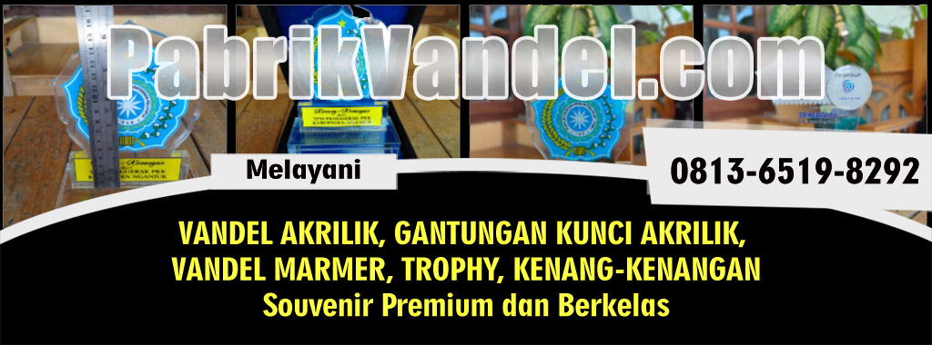 Gantungan Kunci Akrilik Desain Sendiri