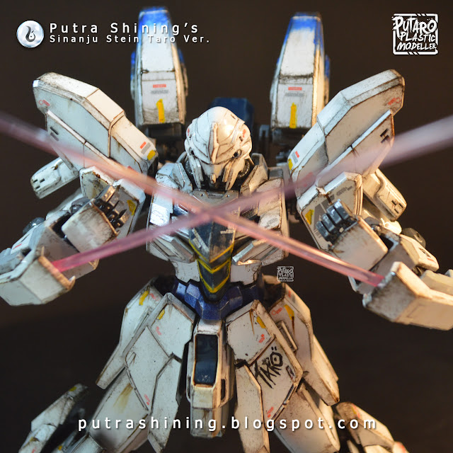 My version of MG Sinanju Stein Ver.Ka | Customize Painting Weathering | The Making by Putra Shining