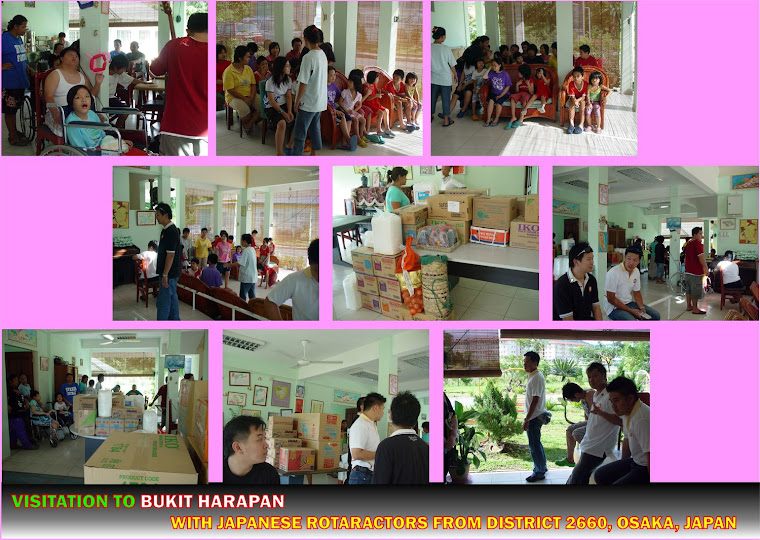 Visitation to Bukit Harapan with Japanese Rotaractors from District 2660 (1st November 2008)
