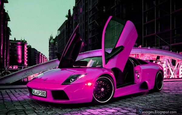 Pink, lamborghini, glarodo, car, door, open