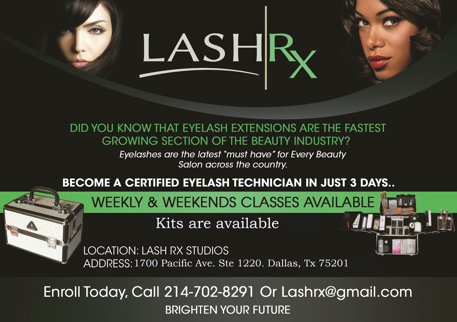 Dallas TX, Eyelash Extension training Company