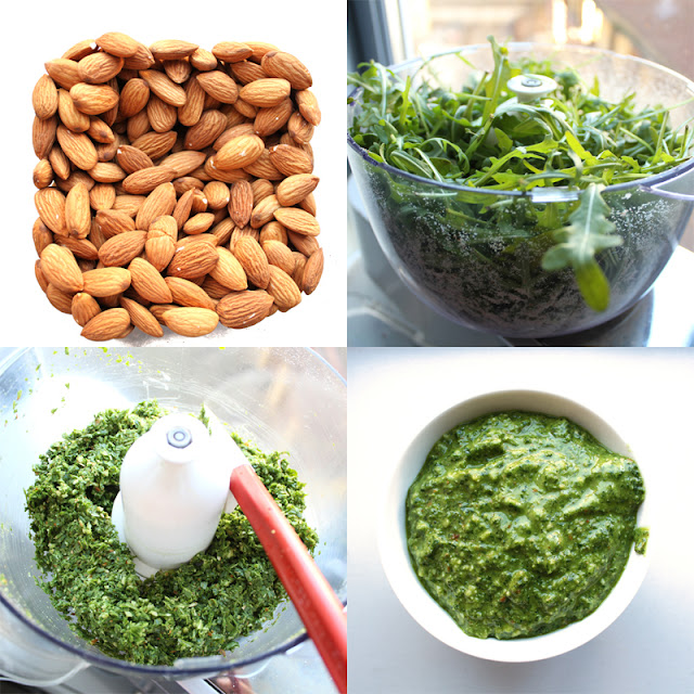 Oppskrift Ruccola Dressing Pesto