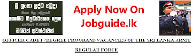 Cadet Officer 2022 Application Download Sri Lanka Army