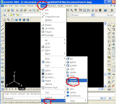 Tutorial Membuat Kusen Pintu Detail 3D Dengan Program AutoCAD