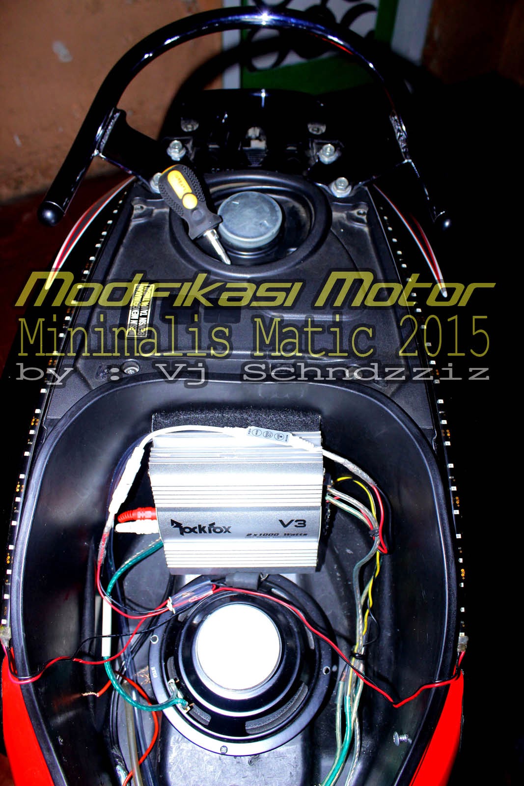 72 Modifikasi Audio Motor Matic Terbaru Bengkel Kroto