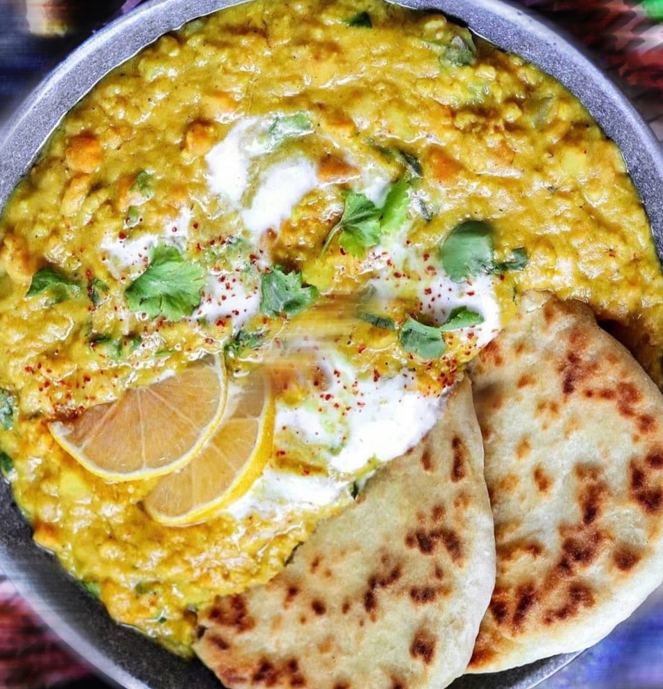 Sweet potato lentil coconut curry