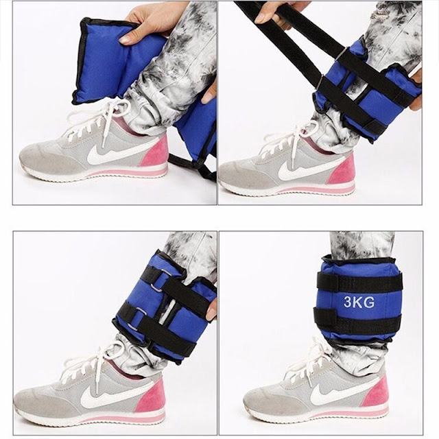 Adjustable Pair Set Leg Ankle Wrist Iron Sand Bag