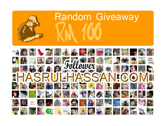 HASRULHASSAN Random Giveaway RM100 Follower 