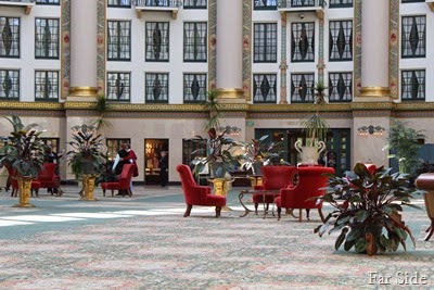 Furniture in the atrium