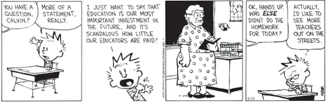 you have a question calvin