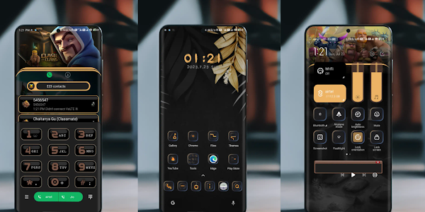 Embrace the Dark Magic: C.O.C Night - Best MIUI Themes & Dialer Pad based on Clash of Clans for MIUI 12.5, 13, and 14