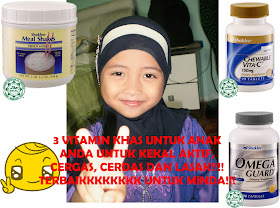 suplemen untuk anak, mealshake, omega, chewable vitamin c