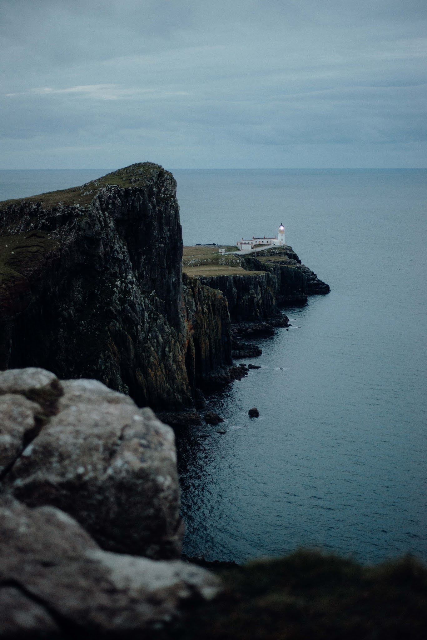 Neist Point Lighthouse, Skye scotland cliff