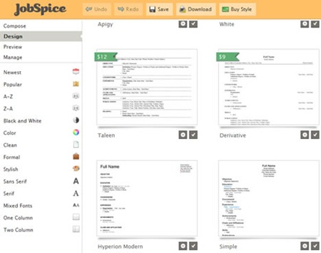 Crear curriculums online