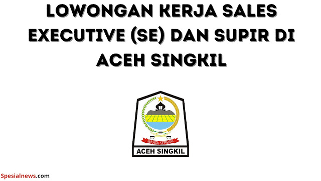 Lowongan Kerja Sales Executive (SE) dan Supir di Aceh Singkil