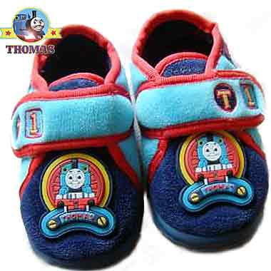 slippers for boys. tank engine slippers in