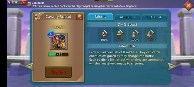 Cavalry Squad Vergeway Lords Mobile