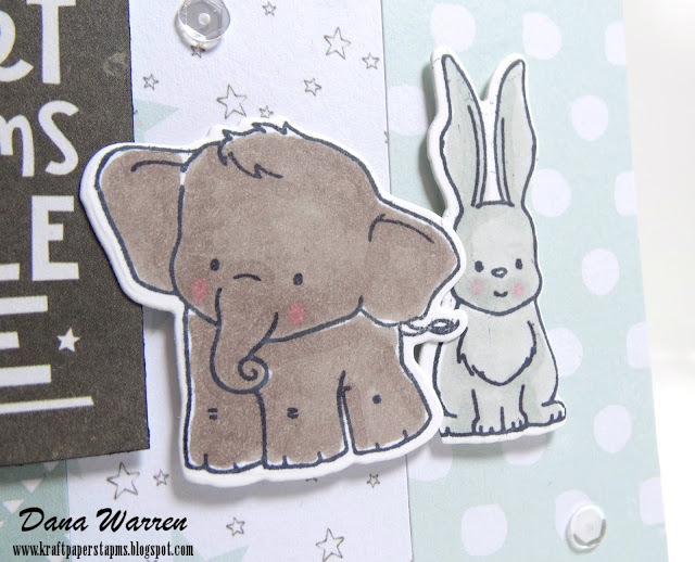 Dana Warren - Kraft Paper Stamps - Winnie & Walter