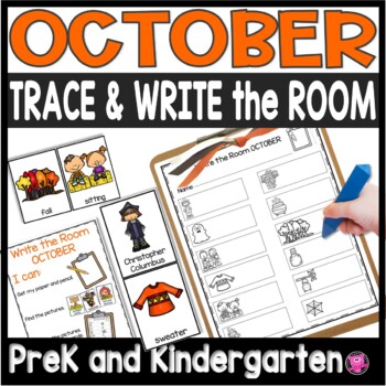 Get your students in the Halloween spirit with this October Write the Room set! With 24 seasonal word wall cards and 8 worksheets, this low-prep activity is perfect for your writing centers.