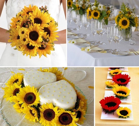 Sunflower wedding flowers Sunflowers This warm and friendly flower is a 