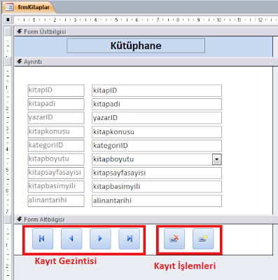 Access Form Tasarımı