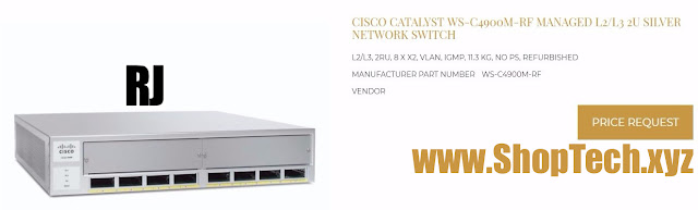 CISCO CATALYST WS-C4900M-RF MANAGED L2/L3 2U SILVER NETWORK SWITCH