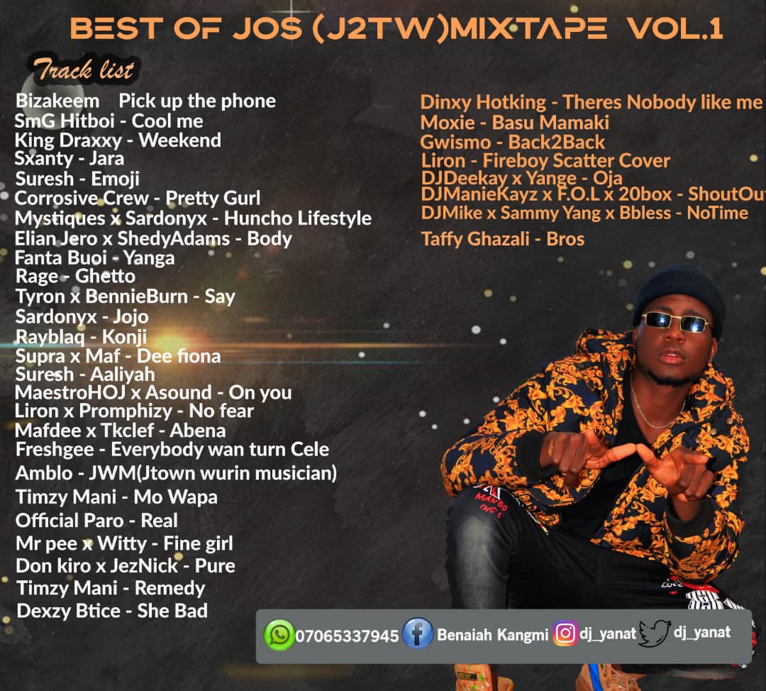 [Mixtape] DJ Yanat - Best of Jos (J2TW) mixtape Vol. 1 #Arewapublisize