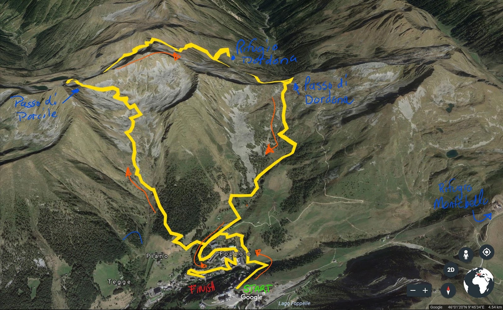 Hike: Passo Porcile and Rifugio Dordona from Foppolo