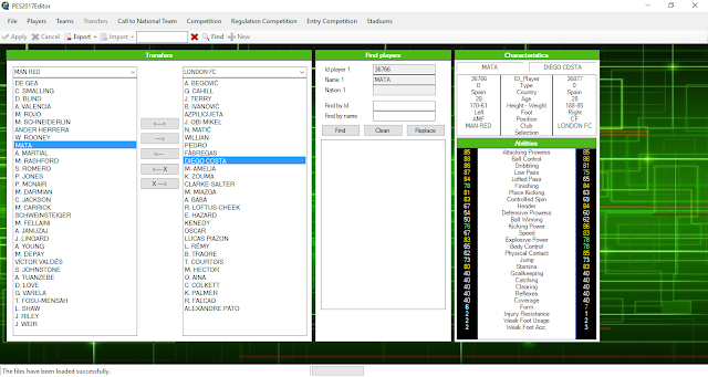 PES 2017 Editor by ejogc327 Version 0.1