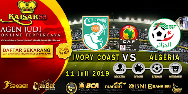 Prediksi Bola Terpercaya Liga African Cup Ivory Coast vs Algeria 11 Juli 2019 