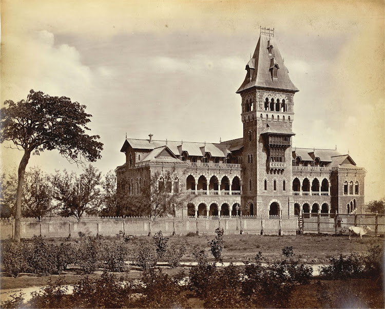 Sir Cowasjee Jehangir Building, Elphinstone College, Bombay (Mumbai) - c1870's