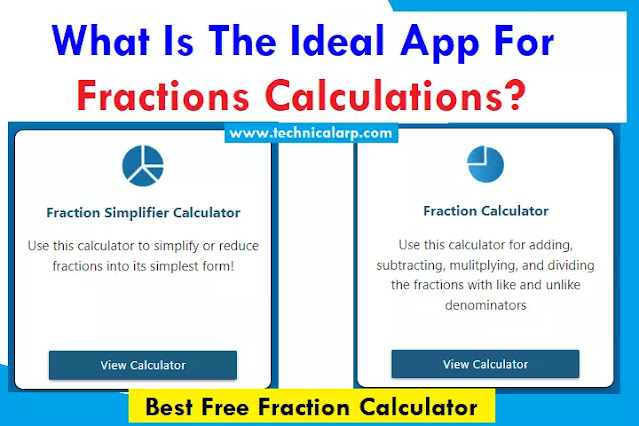ideal app for fractions calculators