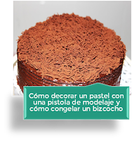 CÃ“MO DECORAR UN PASTEL CON UNA PISTOLA DE MODELAJE Y CÃ“MO CONGELAR UN BIZCOCHO