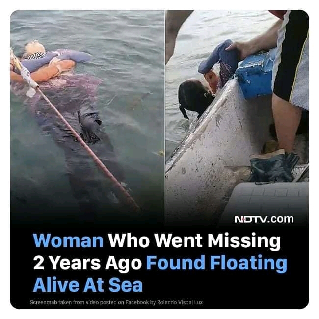 Woman Who Went Missing 2 Years Ago Found Floating Alive At Sea