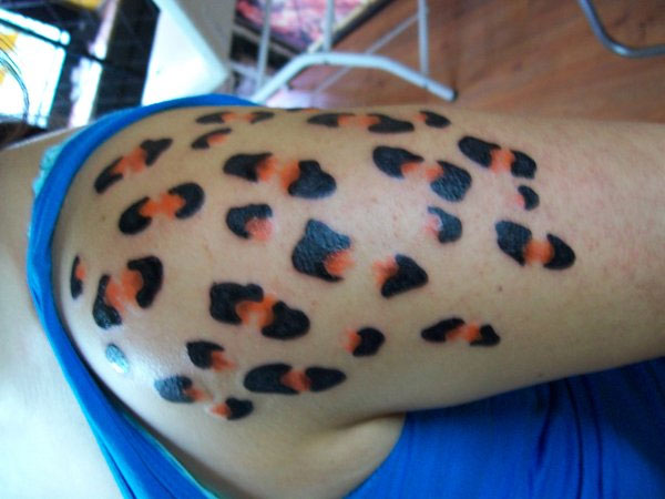 Cheetah Print Tattoos