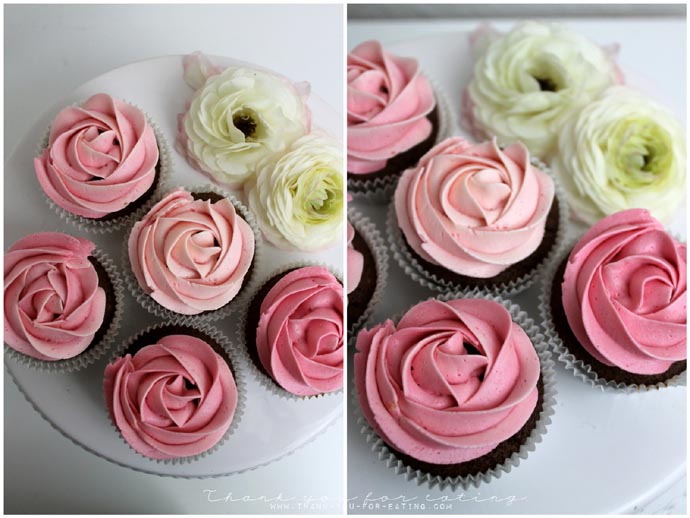 pastell Cupcakes zum Muttertag