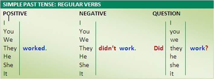 Прошедшее время урок 5 класс. Past simple Regular verbs правило. Past simple negative правила. Вопросы с did past simple. Past simple Regular verbs правила.