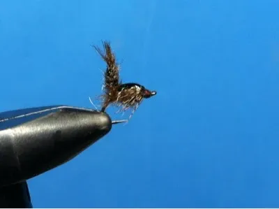 Early season trout nymph fly with lifelike motion