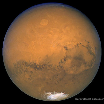 Planet Mars dilihat dari teleskop Hubble