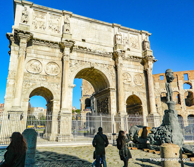 Arco de Constantino no Fórum Romano