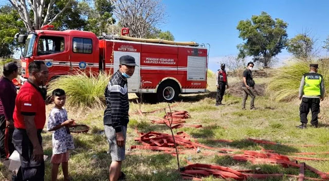   Lahan Seluas 5 Hektar di Bukit Tegallanglangan Datah Terbakar