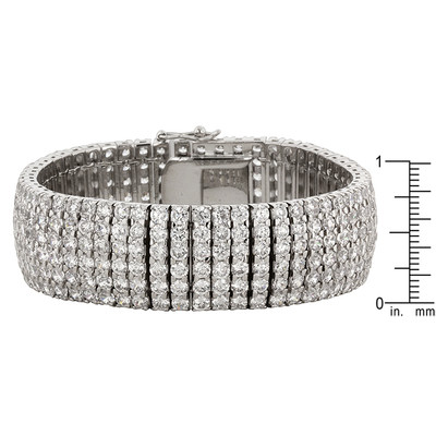 Bracelet Zirconia White Gold5