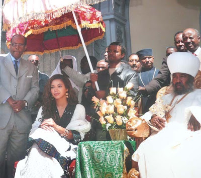 Ethiopian Wedding Ceremony on Is Still In Ethiopia  On Your Left Is The Songstress At The Ethiopian