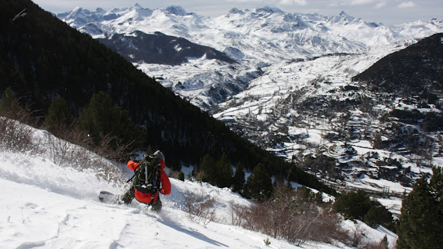 esqui de travesia y splitboard en la pinada de san juan