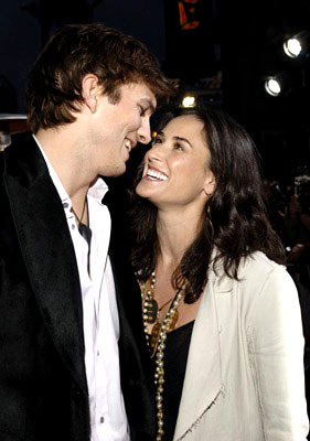 Ashton Kutcher with Wife