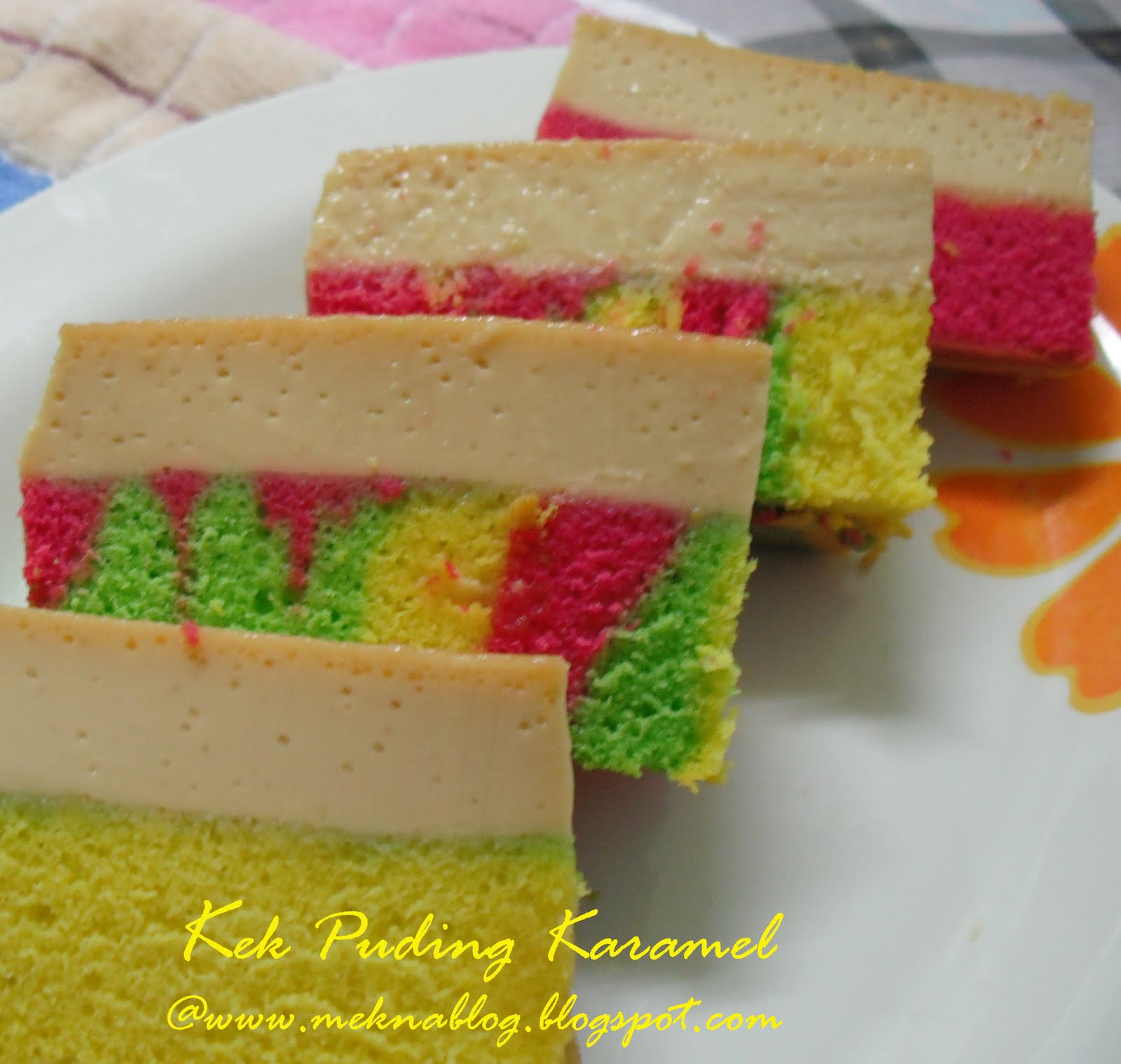 MeknaBlog BAKEatHOME: Kek Puding Caramelbestnyeee