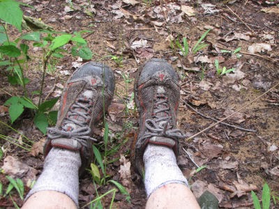 muddy feet