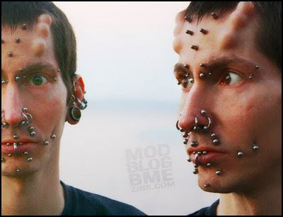 Extreme and Strange Body Piercing in Face. Posted by priuk at 10:18 PM