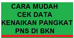 Cara Gampang Cek Kenaikan Pangkat Pns Secara Online