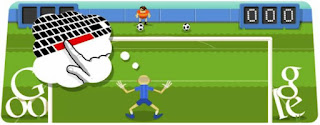 FUTEBOL DOODLE GOOGLE INTERATIVO JOGOS OLIMPICOS LONDON 2012 - SOCCER FOOTBALL